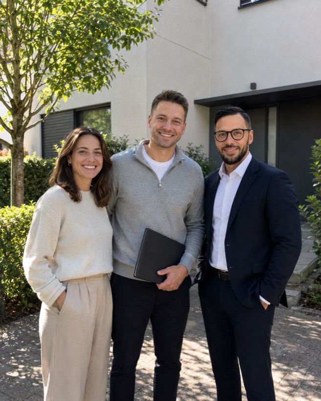 Zufriedenes Paar mit Hakan Alan